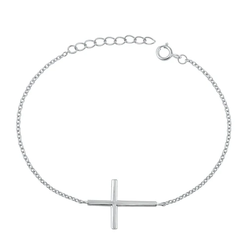 Bracelet Croix Minimaliste en Argent 925 – Bijou Fin et Moderne