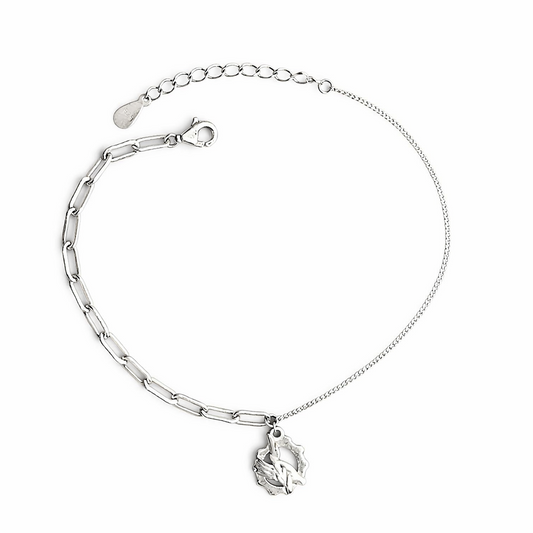Bracelet Chaîne Argent 925 Rhodié Réglable – Bijou Femme Élégant