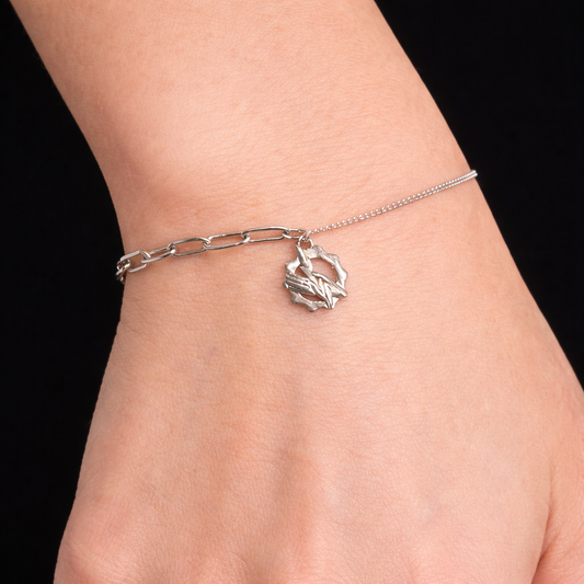Bracelet Chaîne Argent 925 Rhodié Réglable – Bijou Femme Élégant
