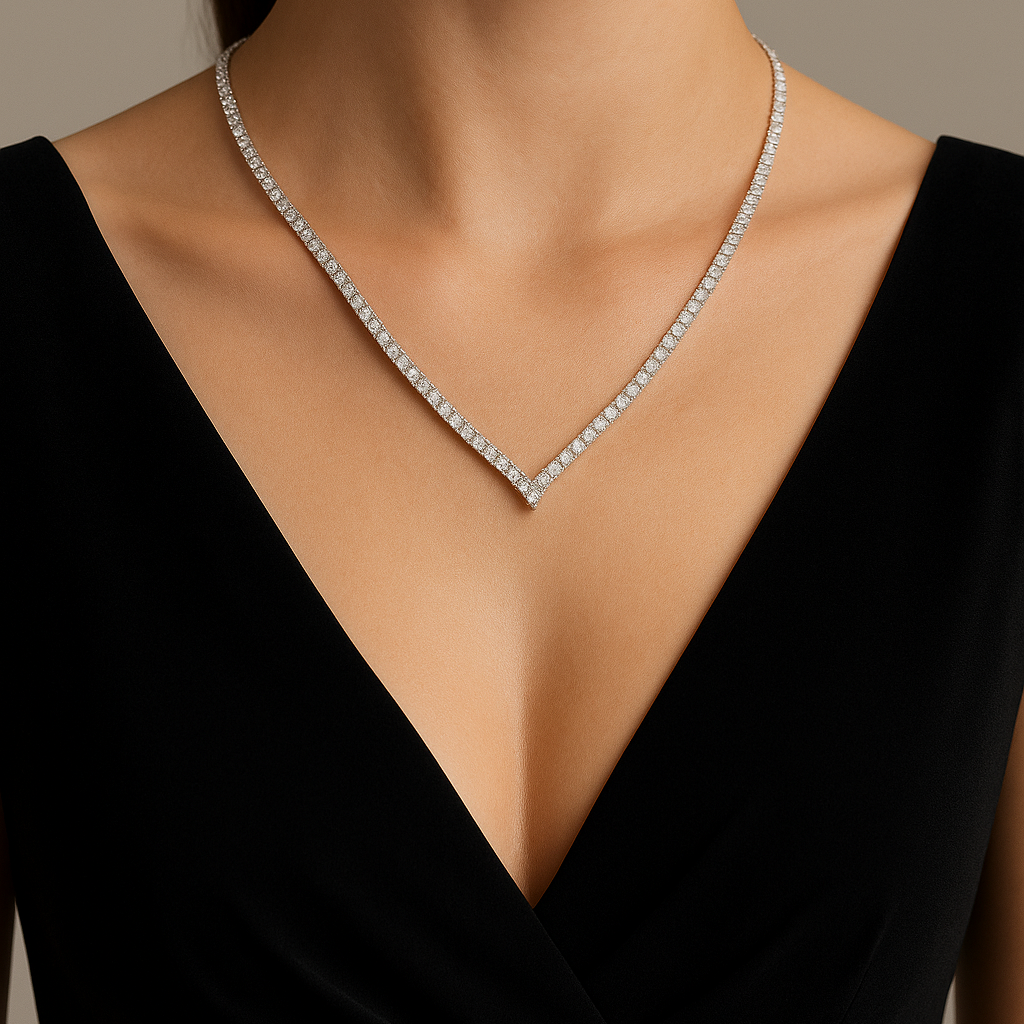 Collier Tennis en Argent 925 – Brillance Absolue en 3 mm