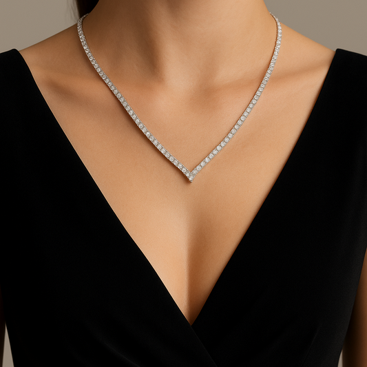 Collier Tennis en Argent 925 – Brillance Absolue en 3 mm