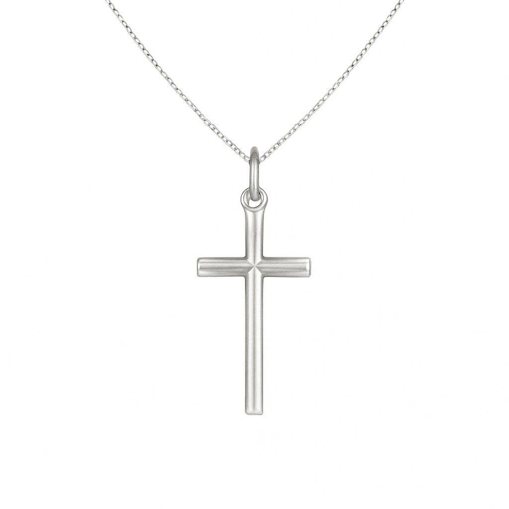 Pendentif Croix Argent 925 – Sobriété, Foi et Raffinement au Quotidien