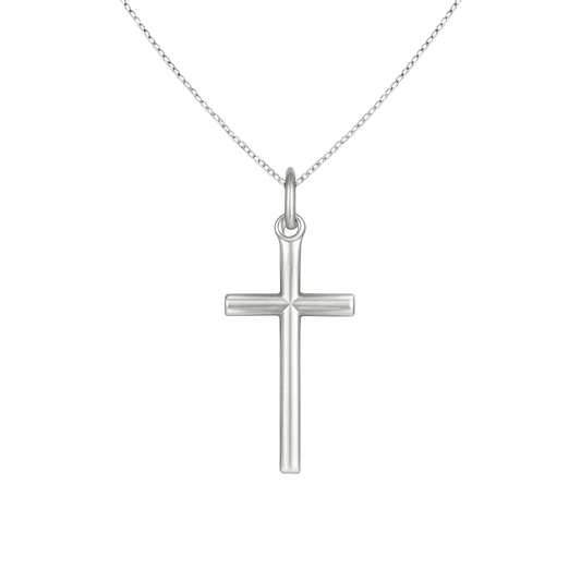 Pendentif Croix Argent 925 – Sobriété, Foi et Raffinement au Quotidien