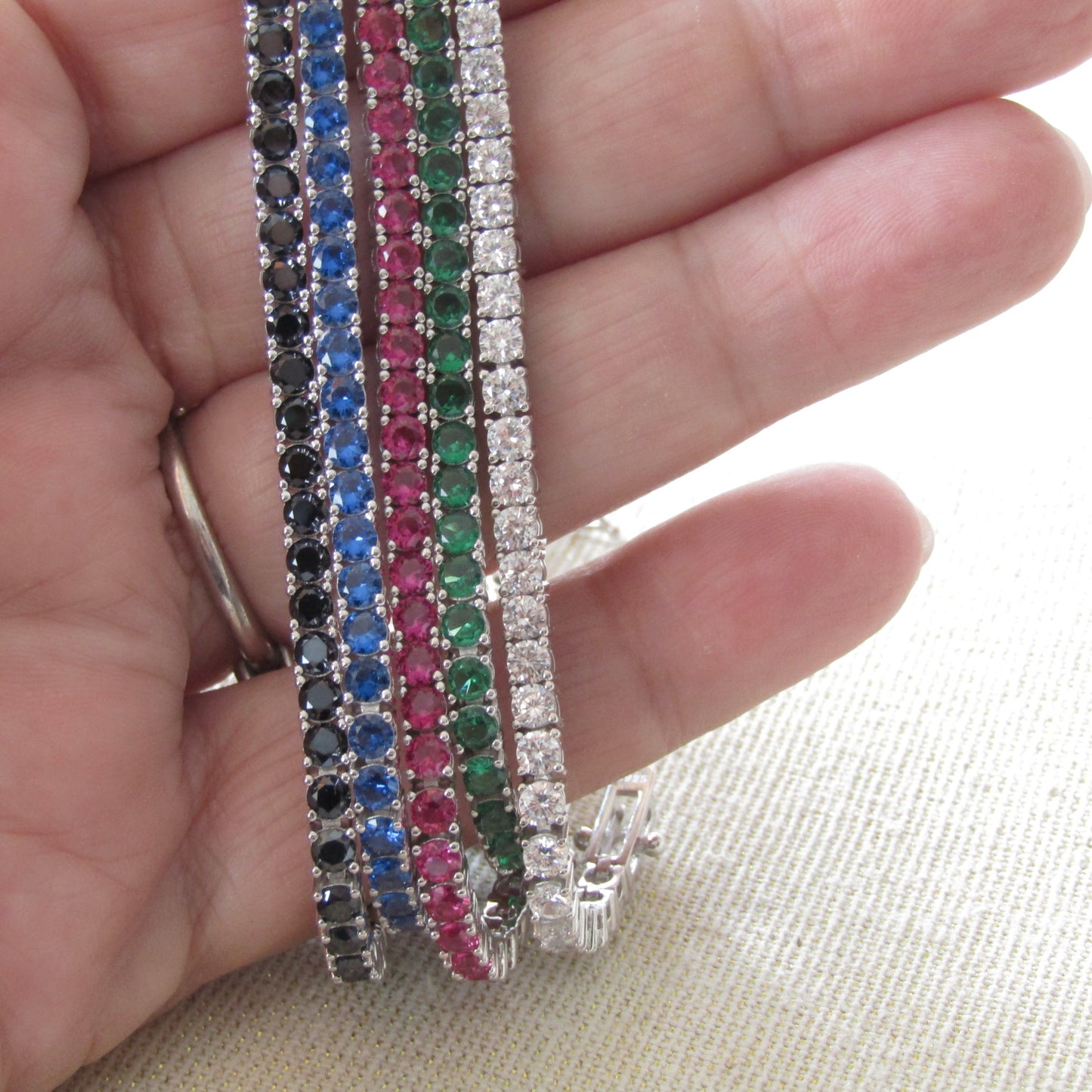 Bracelets femme en argent 925 – Élégance colorée au poignet