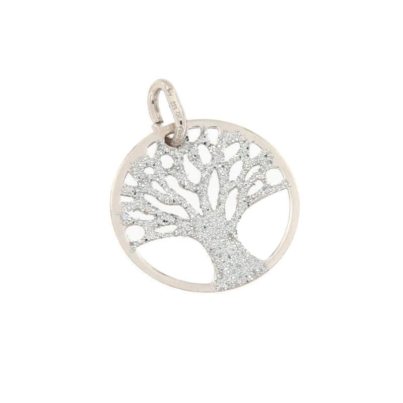 Pendentif Arbre de Vie en Argent 925 Rhodié – Éclat Givré & Symbolique Intemporelle