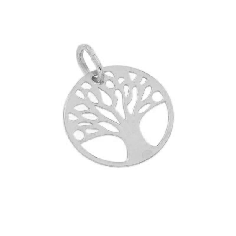 Pendentif Arbre de Vie en Argent 925 Rhodié – Minimaliste, Pur & Intemporel