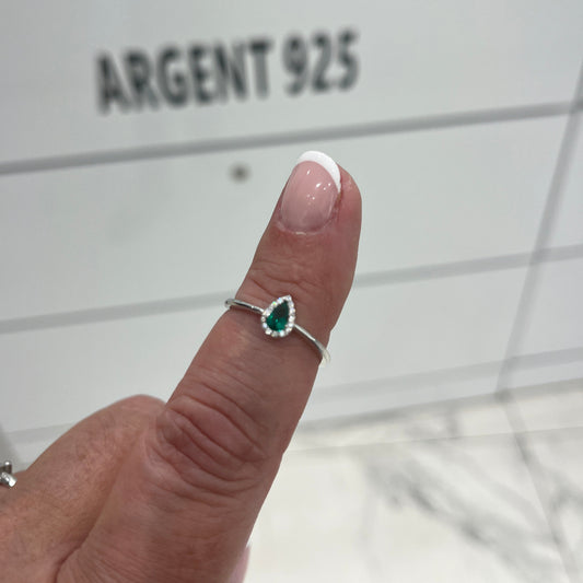 BAGUE ZIRCON ARGENT 925