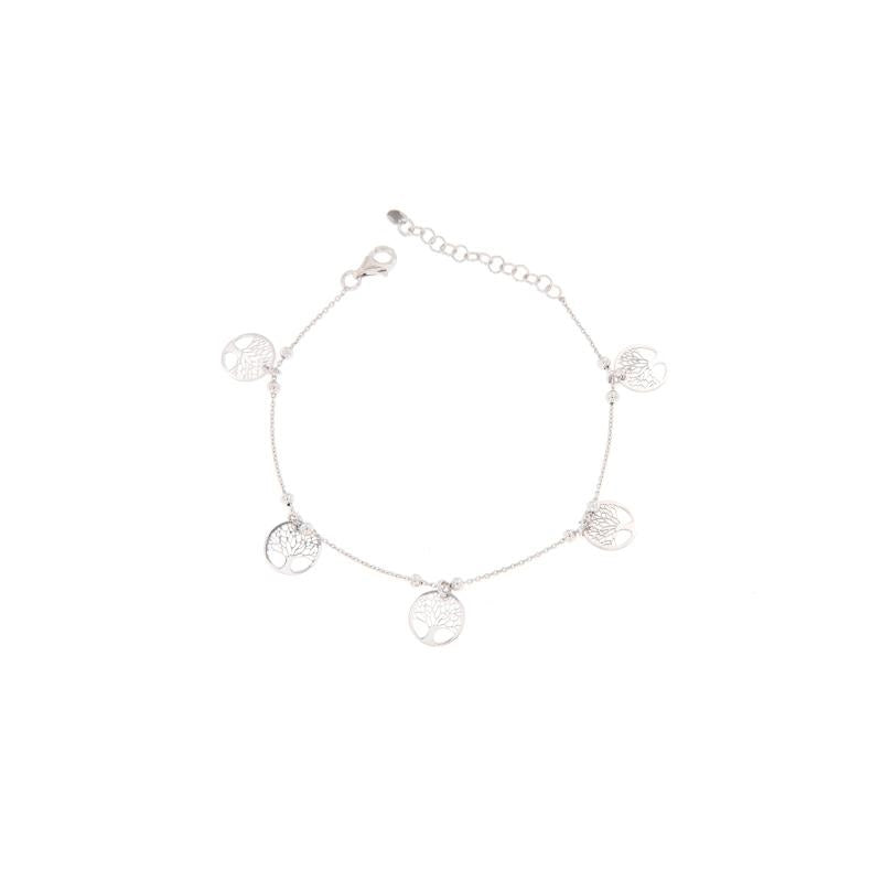 Bracelet Arbre de Vie en Argent 925 Rhodié – Bijou Fin et Symbolique