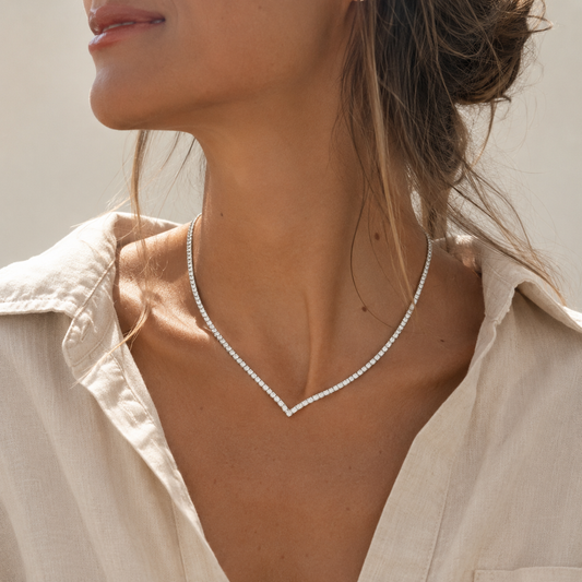 Collier Tennis en Argent 925 – Brillance Absolue en 3 mm