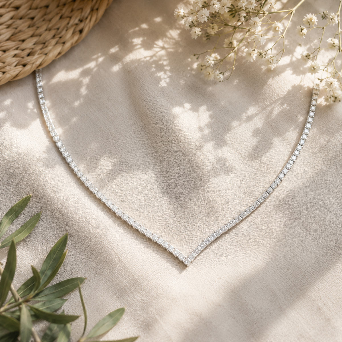 Collier Tennis en Argent 925 – Brillance Absolue en 3 mm