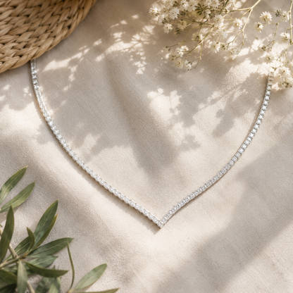 Collier Tennis en Argent 925 – Brillance Absolue en 3 mm