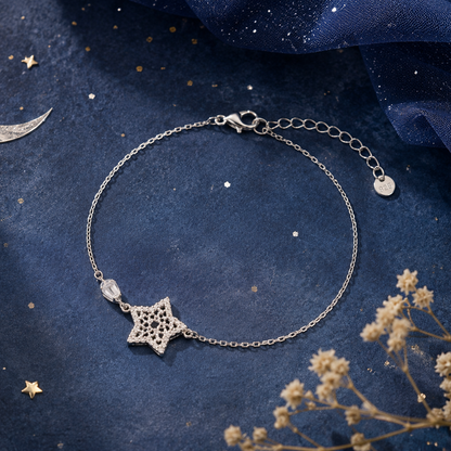 Bracelet étoile Dentelle en Argent 925 – Zirconiums