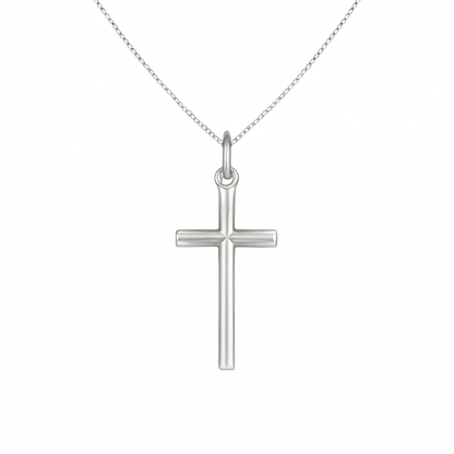 Pendentif Croix Argent 925 – Sobriété, Foi et Raffinement au Quotidien