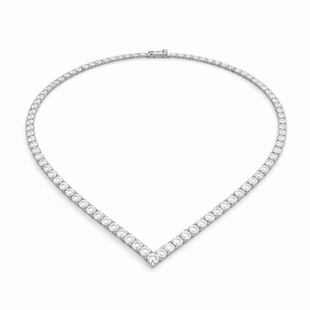 Collier Tennis en Argent 925 – Brillance Absolue en 3 mm