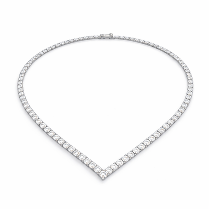 Collier Tennis en Argent 925 – Brillance Absolue en 3 mm