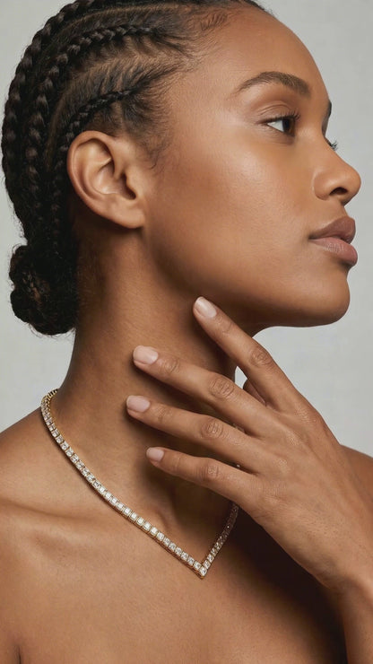 Collier Tennis en Argent 925 – Brillance Absolue en 3 mm